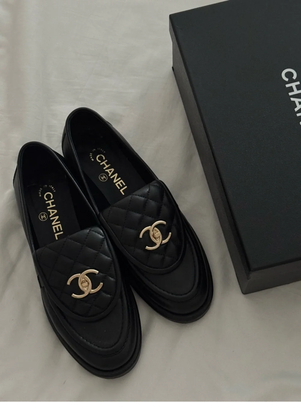 Chanel Turnlock Loafers - Picture 2 of 13